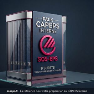 Pack 9 Sujets corrigés